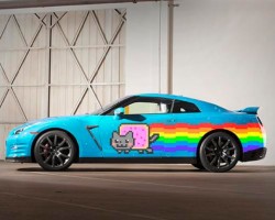 Nuevo Auto Nyan Cat Para Deadmau5