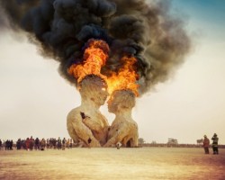 IMÁGENES AÉREAS DEL BURNING MAN 2015