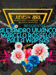 VELVET ★ Alejandro Vivanco ! Marcelo Rosselot ! Paula Wapsas ★ Jueves 14