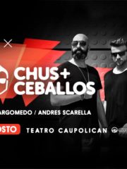 MOTO X presenta: ♫ Chus + Ceballos ♫ Jueves 25 De Agosto / Teatro Caupolican – 21:00