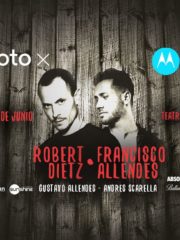 MOTO X presenta: ♫ Robert Dietz + Francisco Allendes ♫ Viernes 10 De JUNIO / Teatro Caupolican – 21:00